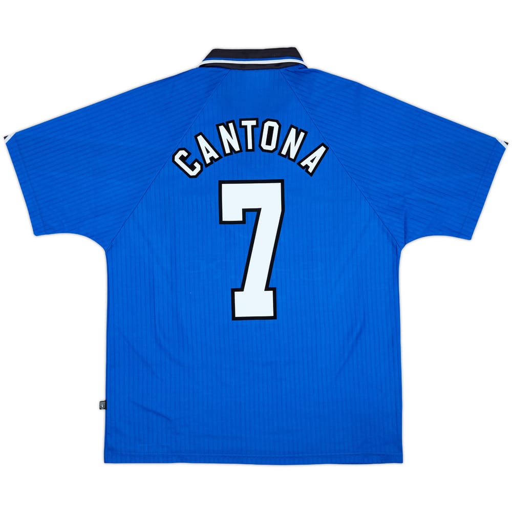1996-98 Manchester United Third Shirt Cantona #7 - 10/10 - (L)
