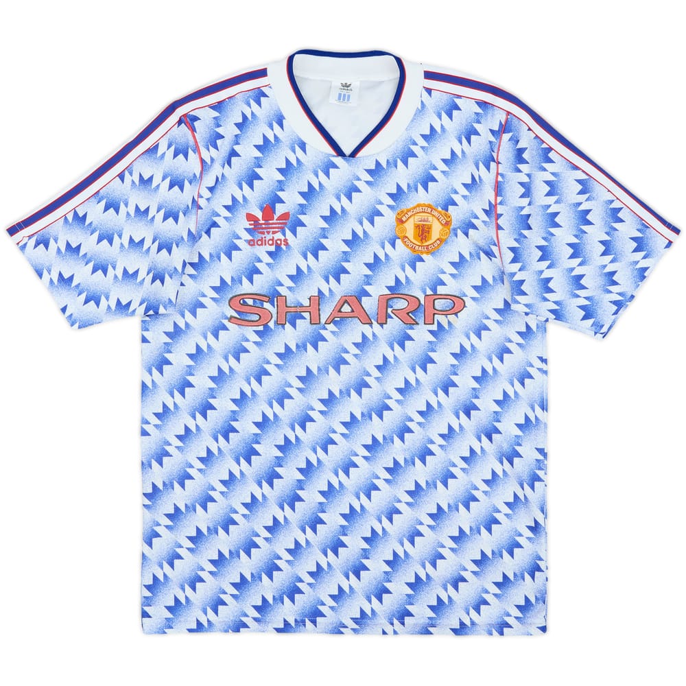 1990-92 Manchester United Away Shirt - 7/10 - (S)