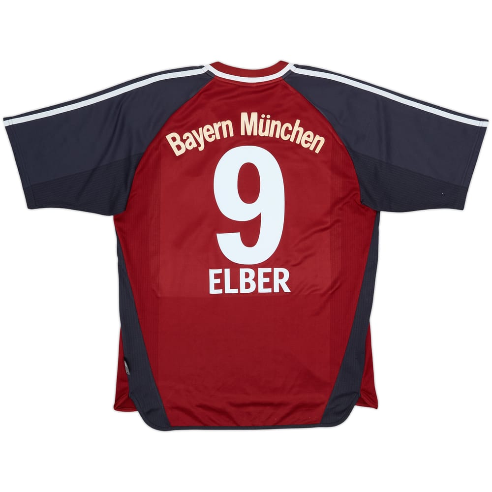 2001-02 Bayern Munich Home Shirt Elber #9 - 7/10 - (M)
