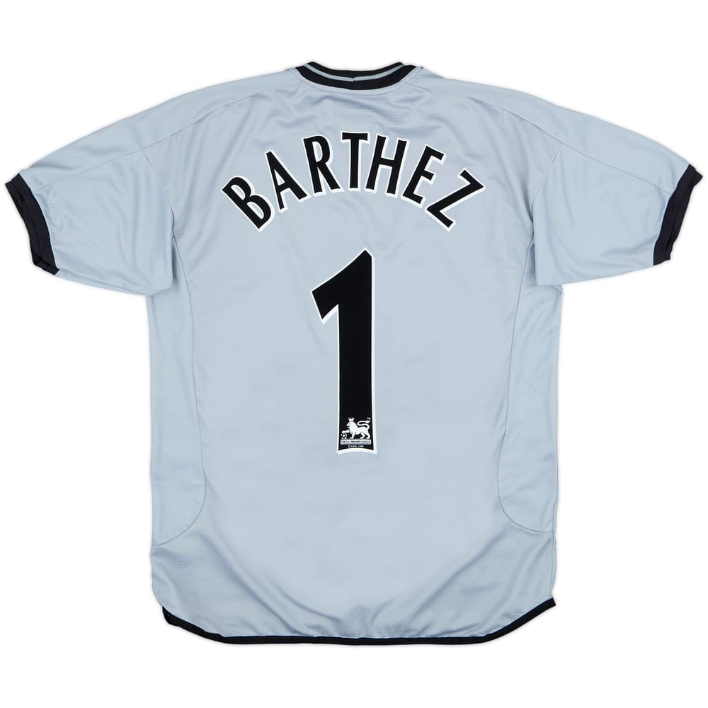 2001-02 Manchester United Centenary GK S/S Shirt Barthez #1 - 10/10 - (S)