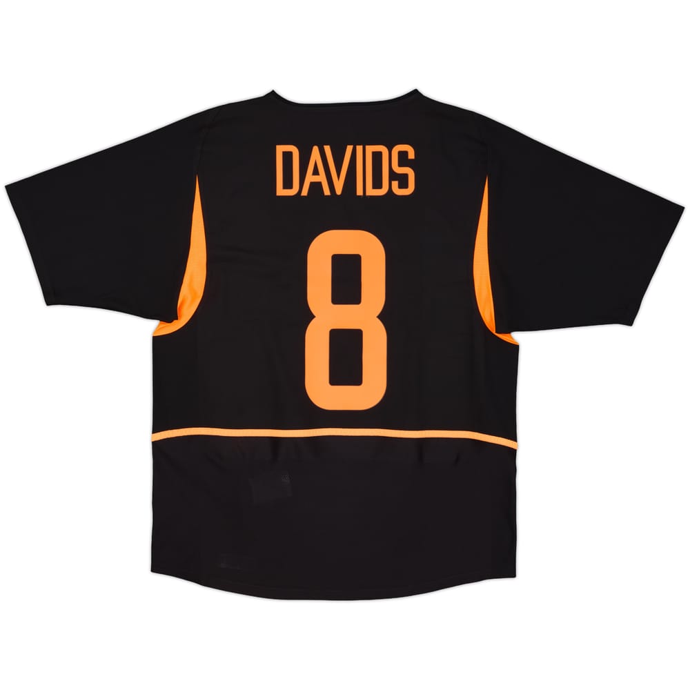 2002-04 Netherlands Away Shirt Davids #8 - 8/10 - (L)