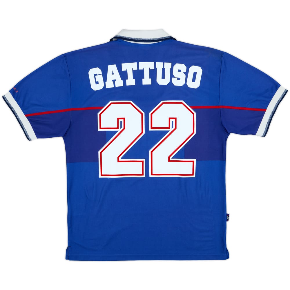 1997-99 Rangers Home Shirt Gattuso #22 - 8/10 - (M)