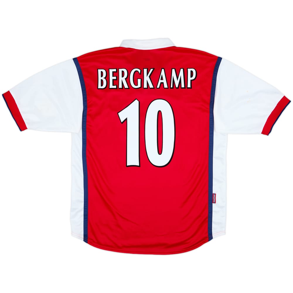 1998-99 Arsenal Home Shirt Bergkamp #10 - 8/10 - (L)