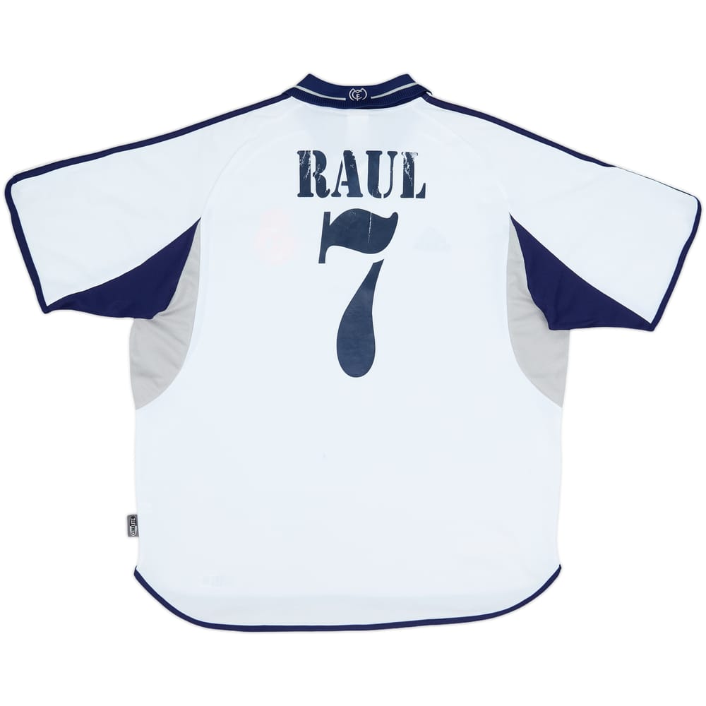 2000-01 Real Madrid Home Shirt Raul #7 - 5/10 - (XL)