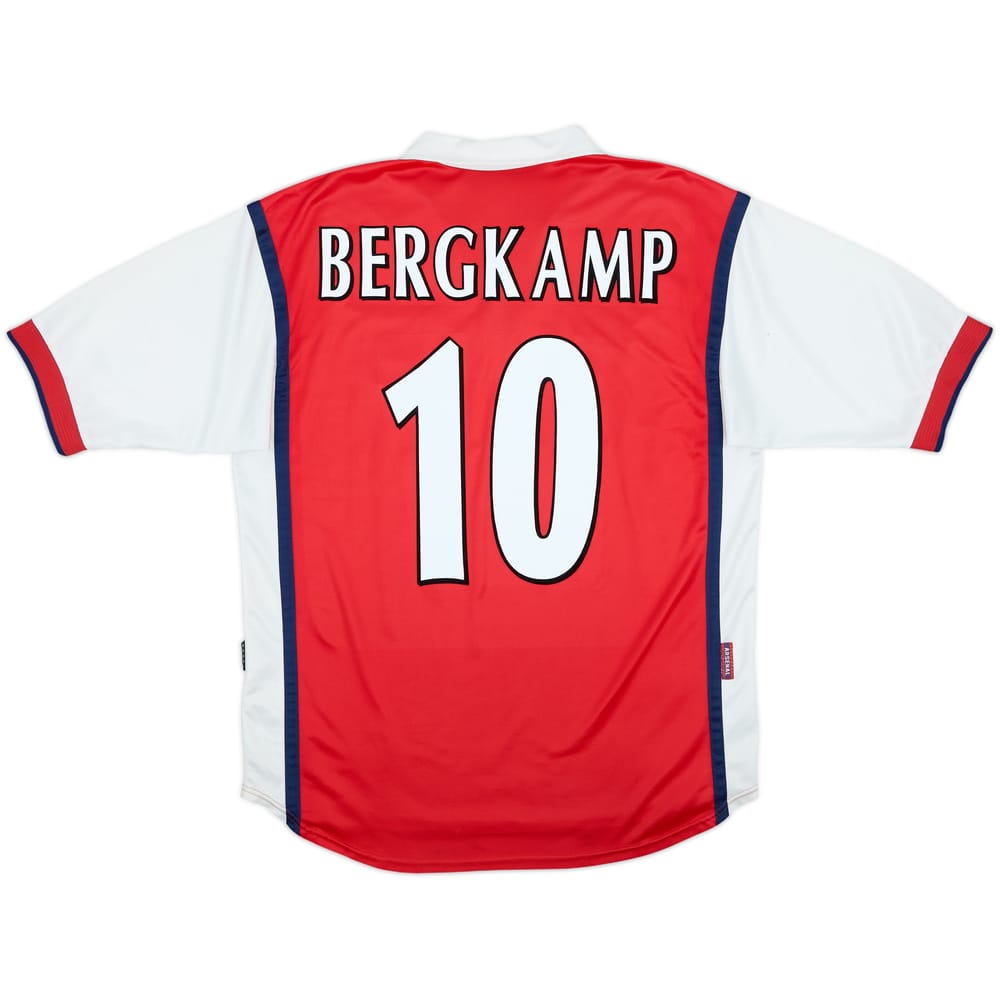 1999-00 Arsenal Home Shirt Bergkamp #10 - 6/10 - (L)