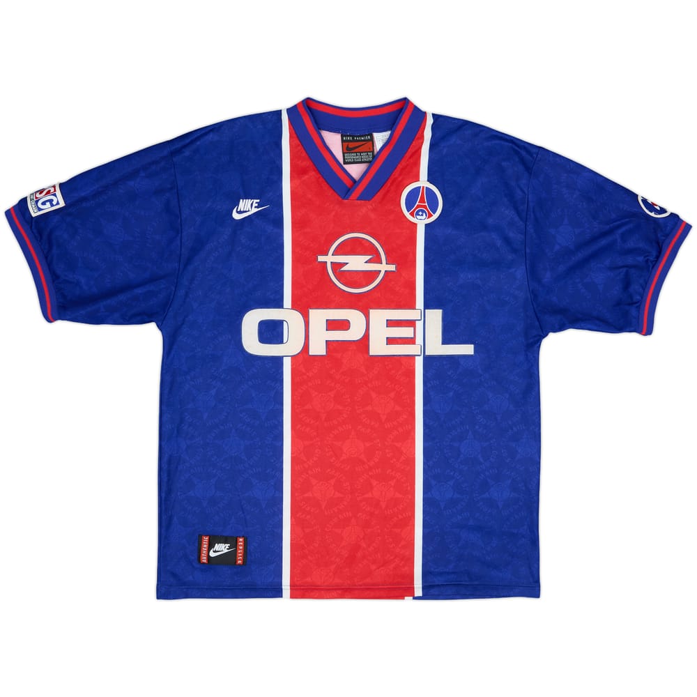 1995-96 Paris Saint-Germain Home Shirt - 8/10 - (L)