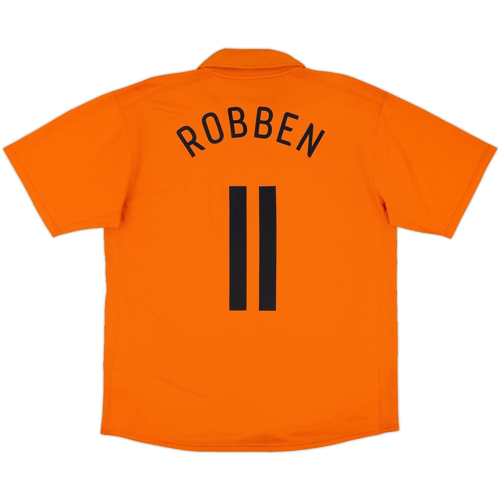 2006-08 Netherlands Home Shirt Robben #11 - 6/10 - (XL)
