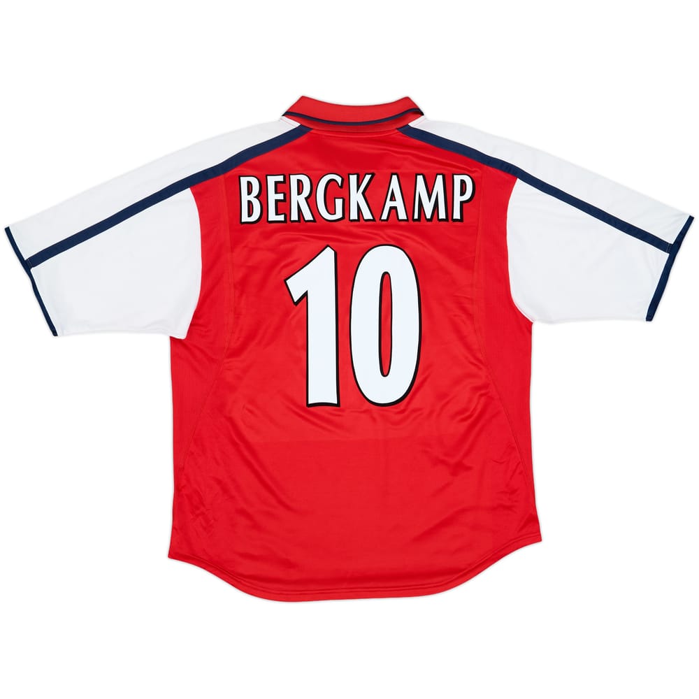 2000-02 Arsenal Home Shirt Bergkamp #10 - 8/10 - (L)