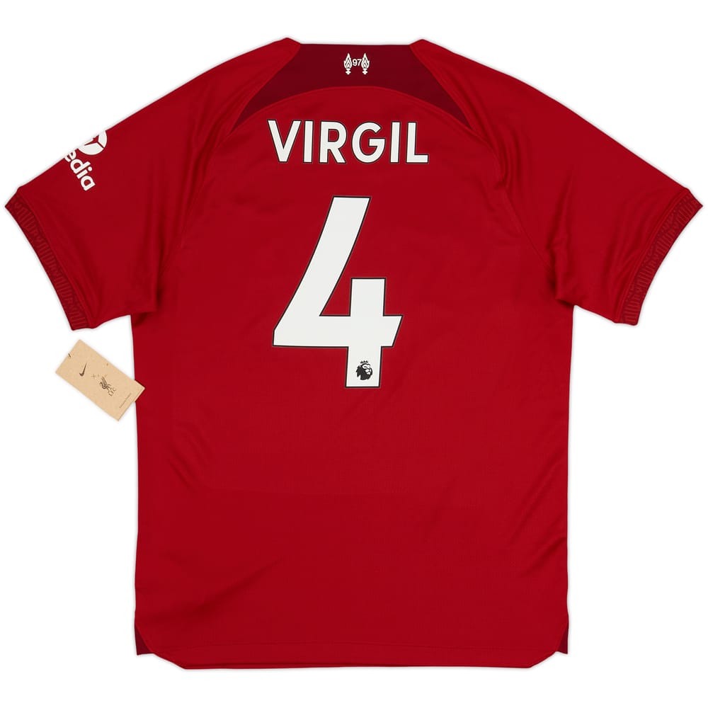 2022-23 Liverpool Home Shirt Virgil #4 (M)
