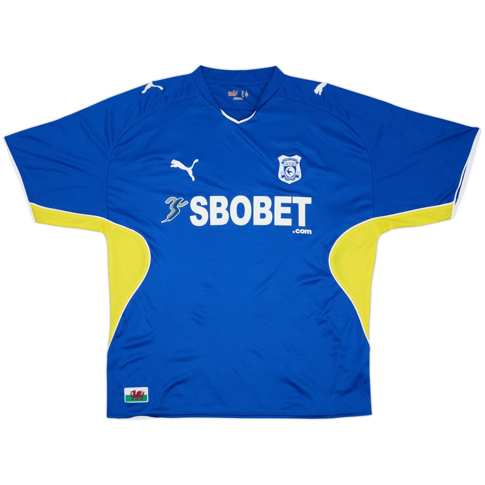 2009-10 Cardiff Home Shirt - 8/10 - (L)