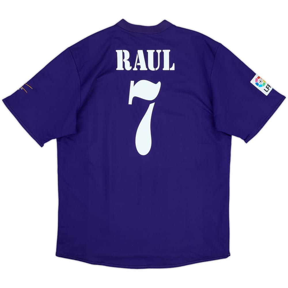 2001 Real Madrid Third Shirt Raul #7 - 9/10 - (L)