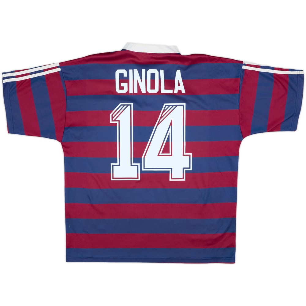1995-96 Newcastle Away Shirt Ginola #14 - 6/10 - (L)