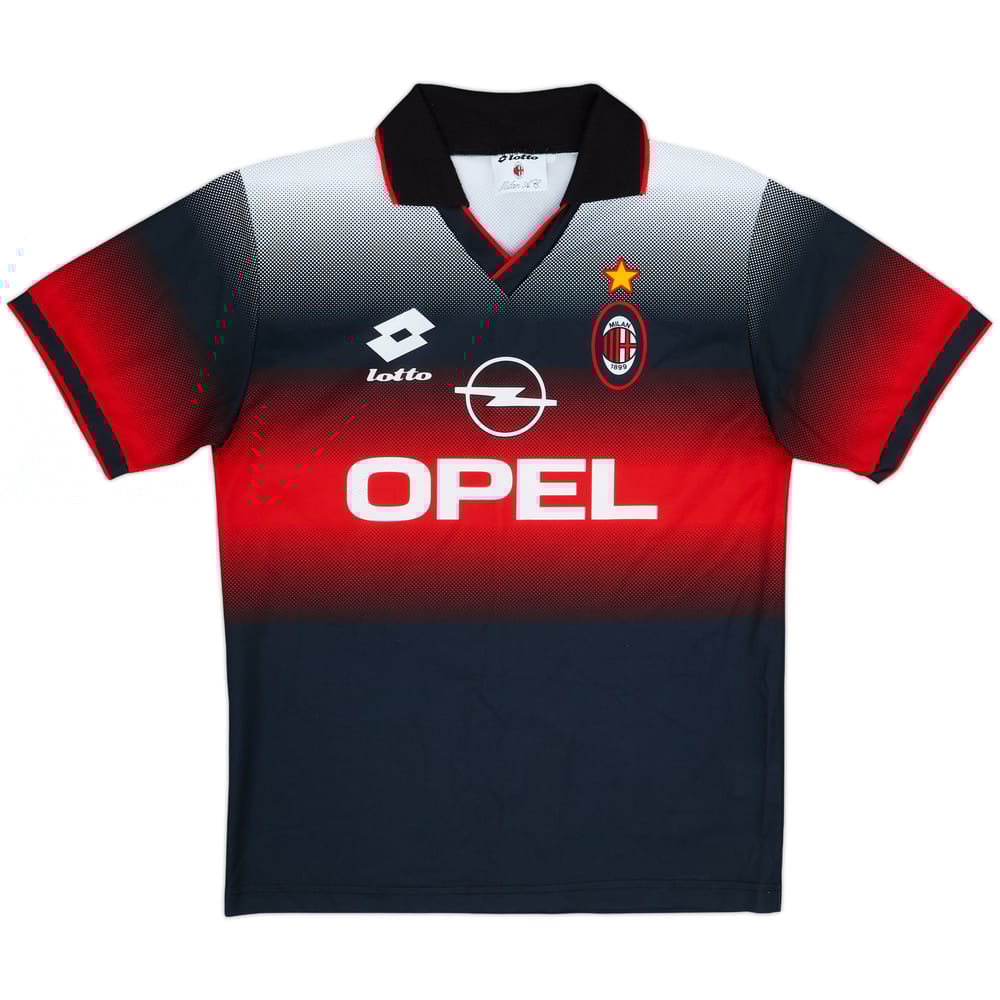 1996-97 AC Milan Lotto Training Shirt - 9/10 - (M)