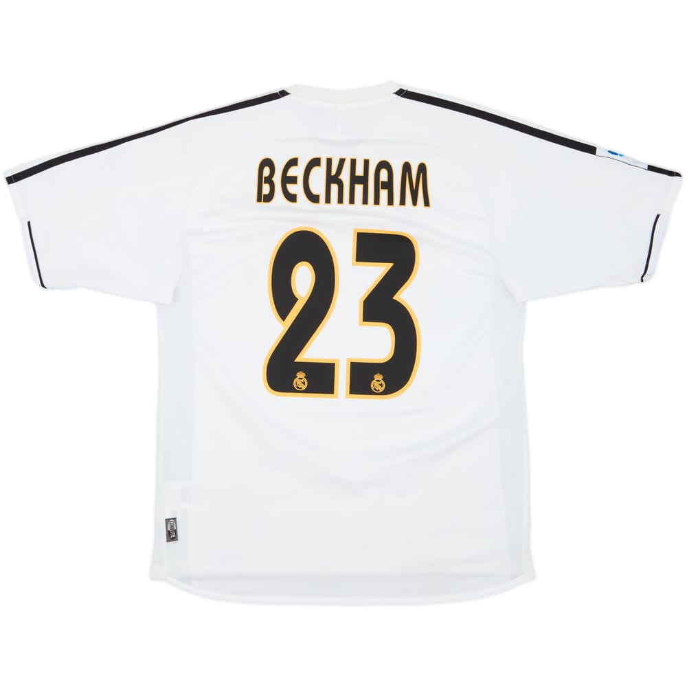 2003-04 Real Madrid Home Shirt Beckham #23 - 7/10 - (S)