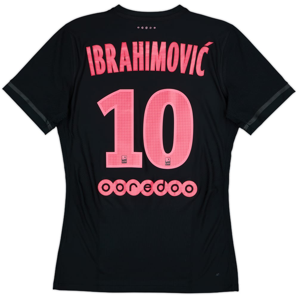 2015-16 Paris Saint-Germain Authentic Third Shirt Ibrahimovic #10 - 6/10 - (M)