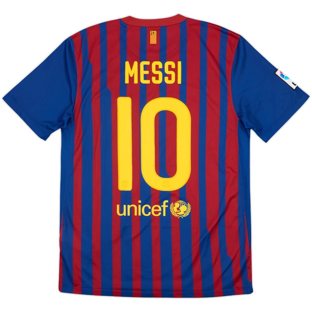 2011-12 Barcelona Home Shirt Messi #10 - 7/10 - (M)