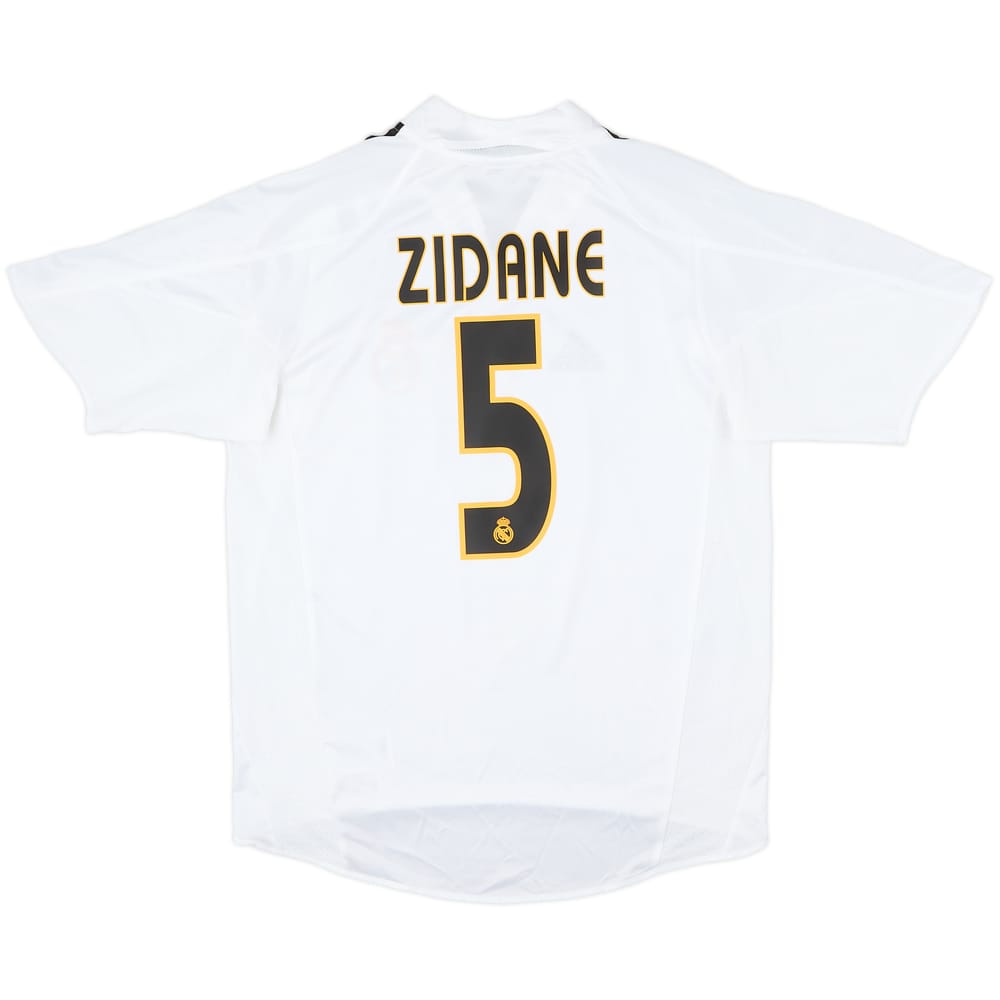 2004-05 Real Madrid Home Shirt Zidane #5 - 6/10 - (S)