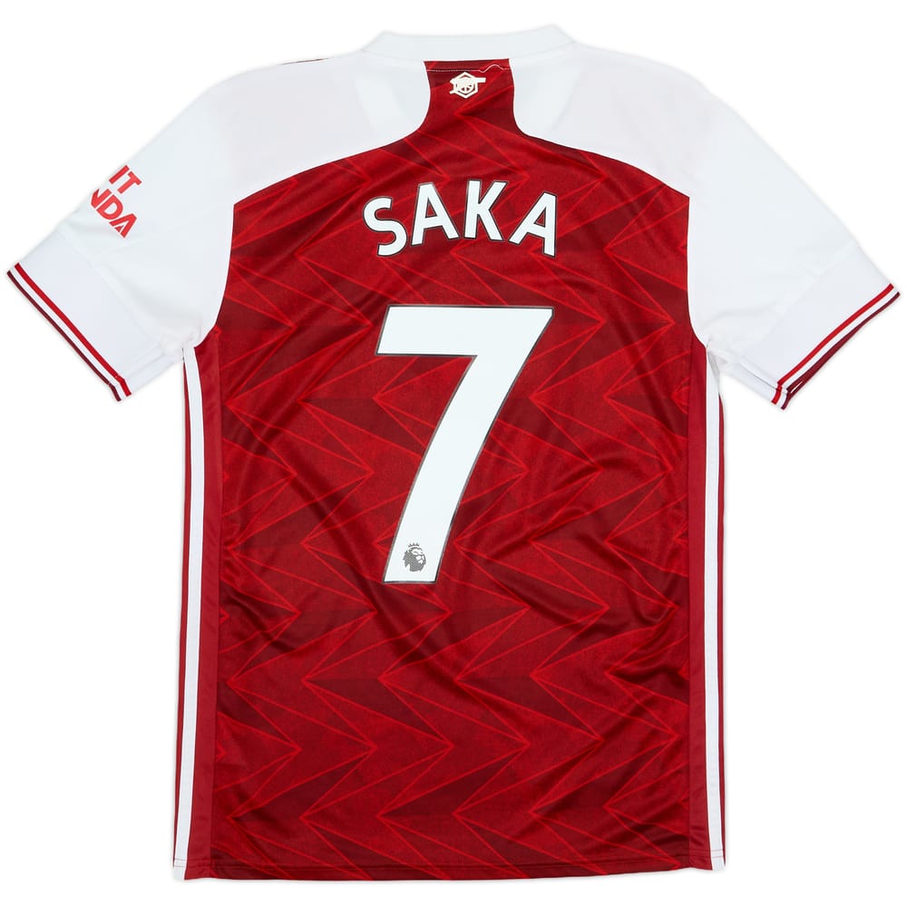 2020-21 Arsenal Home Shirt Saka #7 - 8/10 - (S)