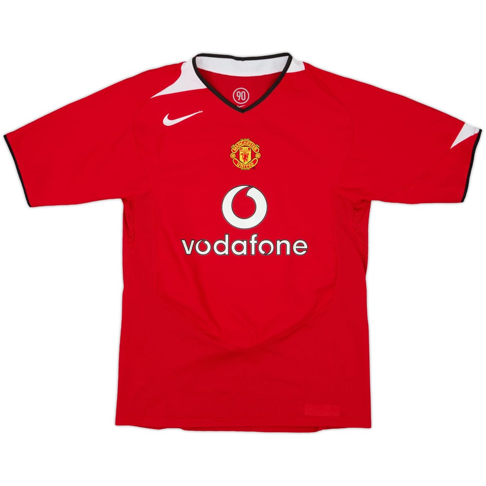 2004-06 Manchester United Home Shirt - 8/10 - (L.Boys)