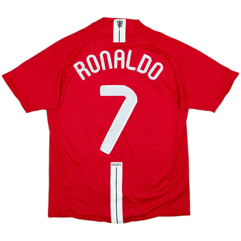 2007-09 Manchester United Home Shirt Ronaldo #7 - 6/10 - (S)