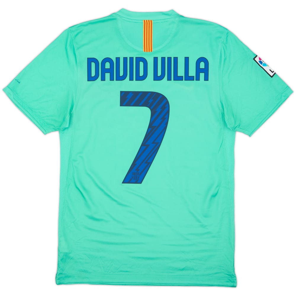 2010-11 Barcelona Away Shirt David Villa #7 - 8/10 - (S)