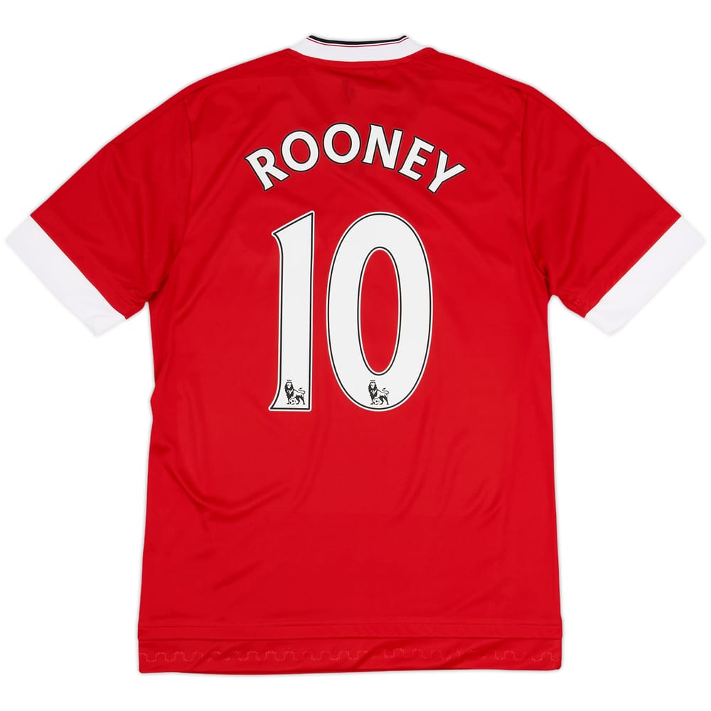 2015-16 Manchester United Home Shirt Rooney #10 (S)