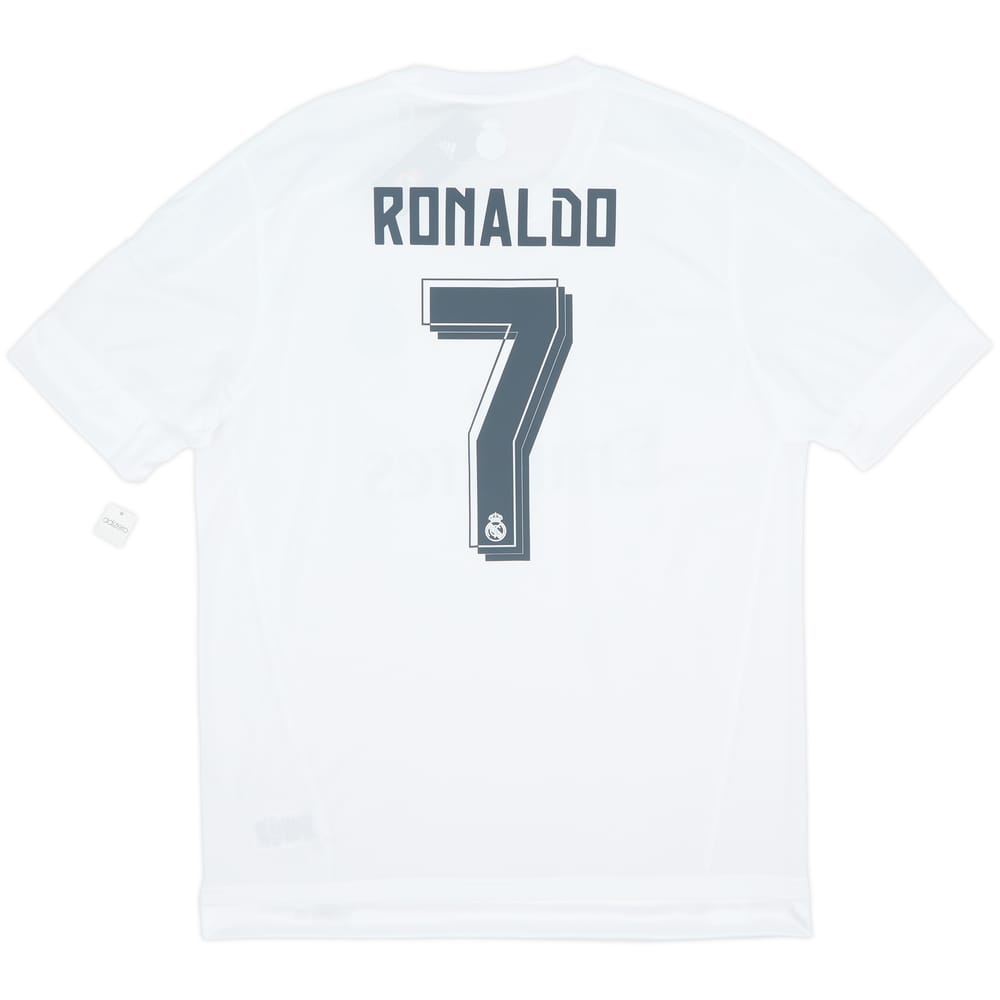 2015-16 Real Madrid Authentic Home Shirt Ronaldo #7 (XL)
