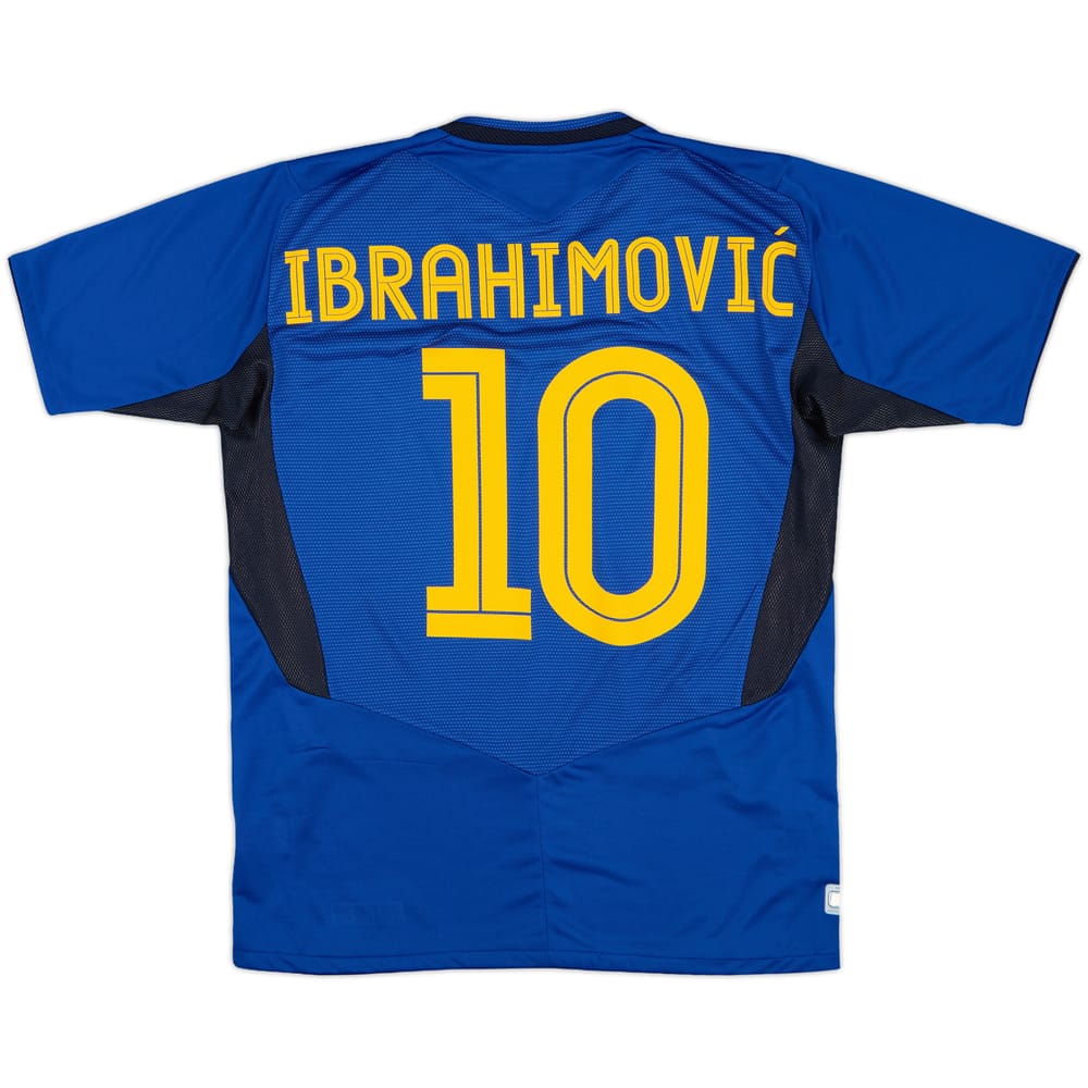 2004-06 Sweden Away Shirt Ibrahimovic #10 - 10/10 - (S)