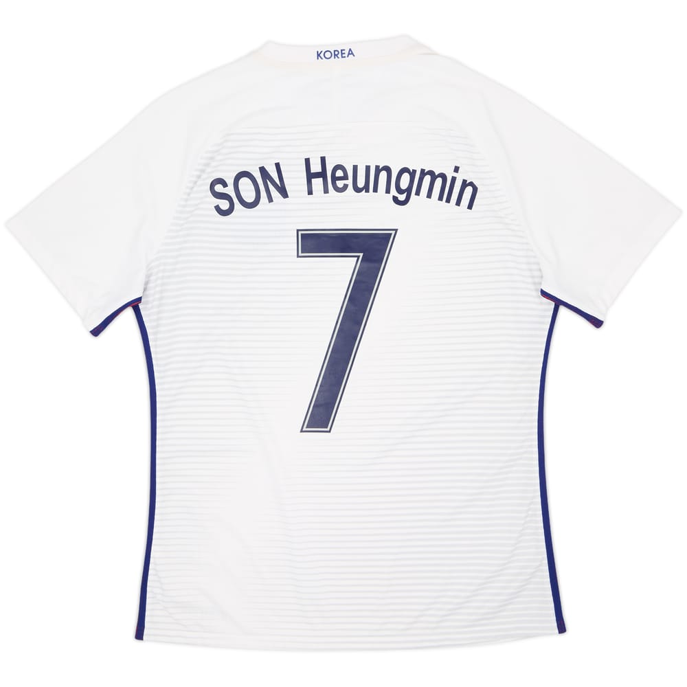 2016-17 South Korea Player Issue Away Shirt Son Heungmin #7 - 9/10 - (XXL)