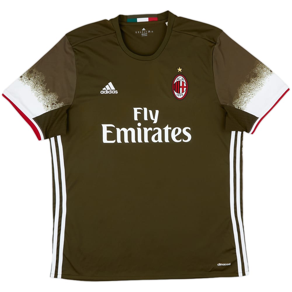 2016-17 AC Milan Third Shirt - 8/10 - (XL)