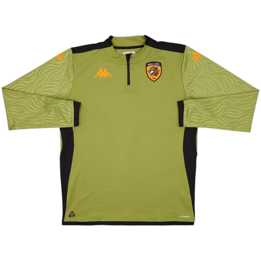 2023-24 Hull City Kappa 1/4 Zip Training Top - 8/10 - (L)