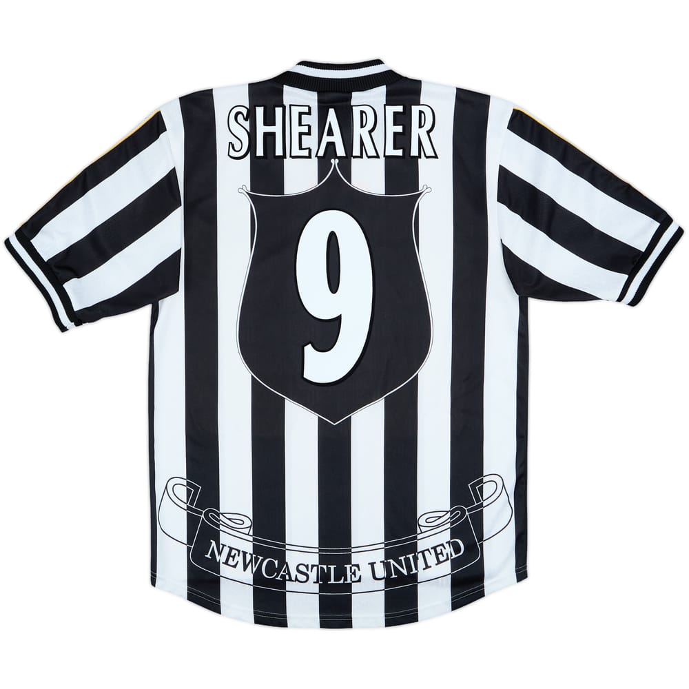 1997-99 Newcastle Home Shirt Shearer #9 - 8/10 - (M)