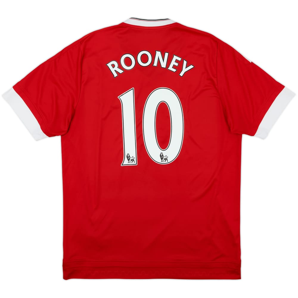 2015-16 Manchester United Home Shirt Rooney #10 - 7/10 - (L)