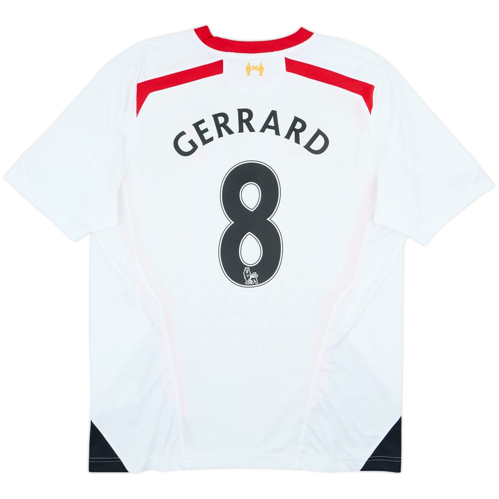 2013-14 Liverpool Away Shirt Gerrard #8 - 6/10 - (XL)