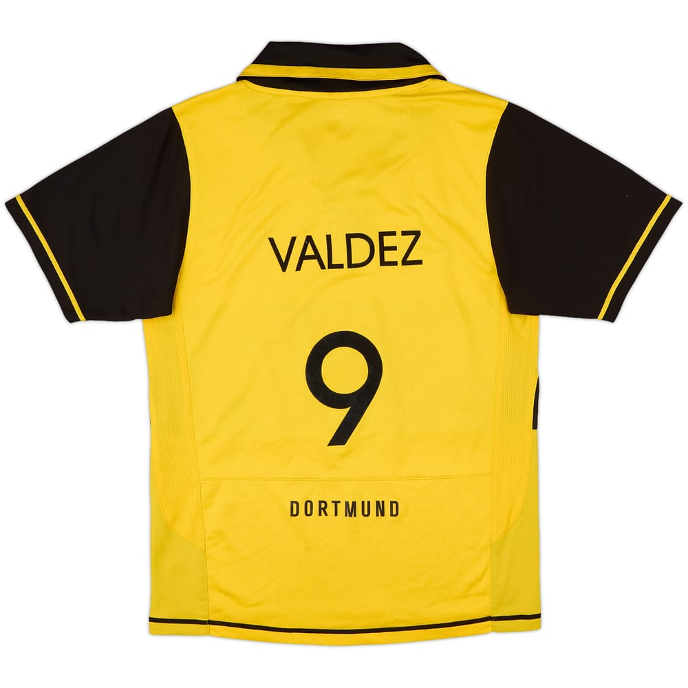 2007-08 Borussia Dortmund Home Shirt Valdez #9 - 6/10 - (L)