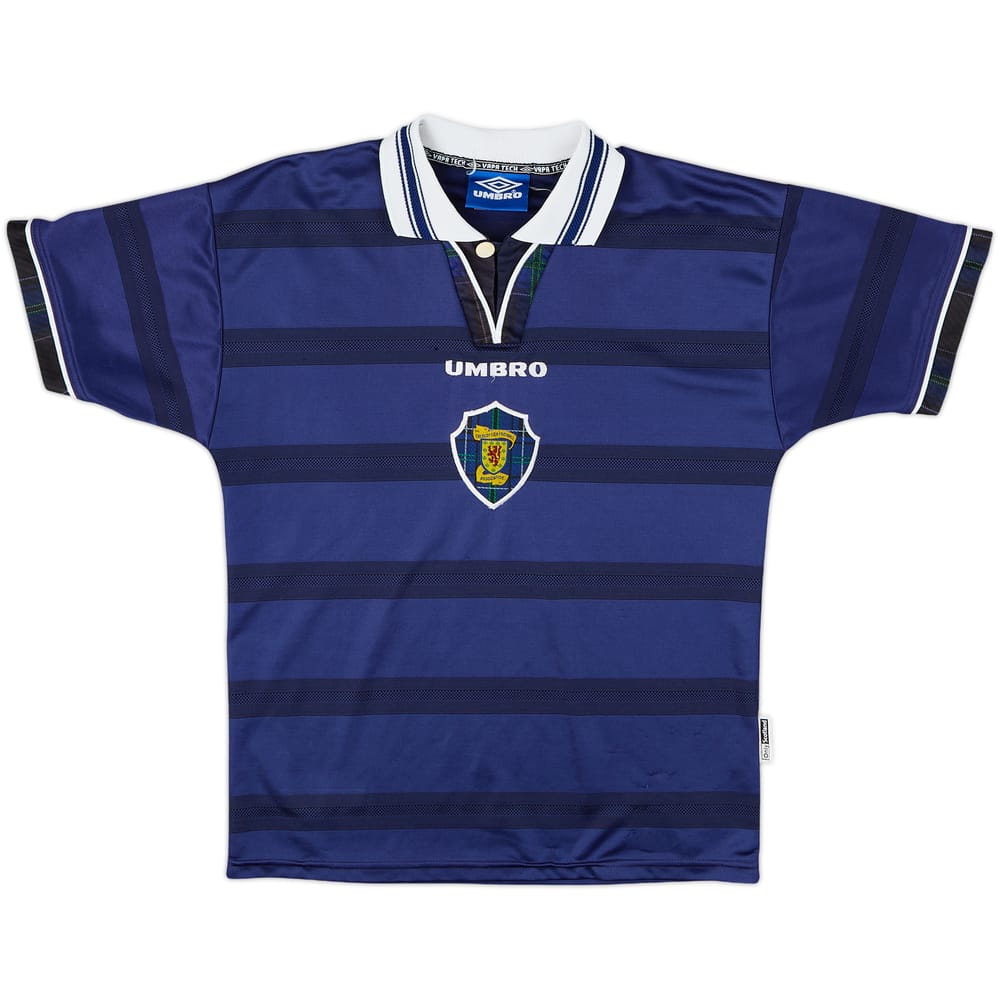 1998-00 Scotland Home Shirt - 8/10 - (Y)