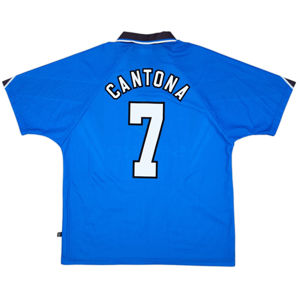 1996-98 Manchester United Third Shirt Cantona #7 - 8/10 - (XL)