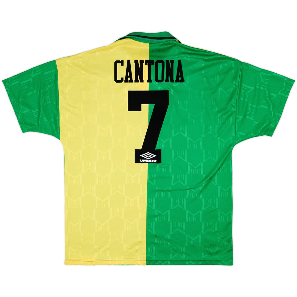 1992-94 Manchester United Third Shirt Cantona #7 - 8/10 - (XL)