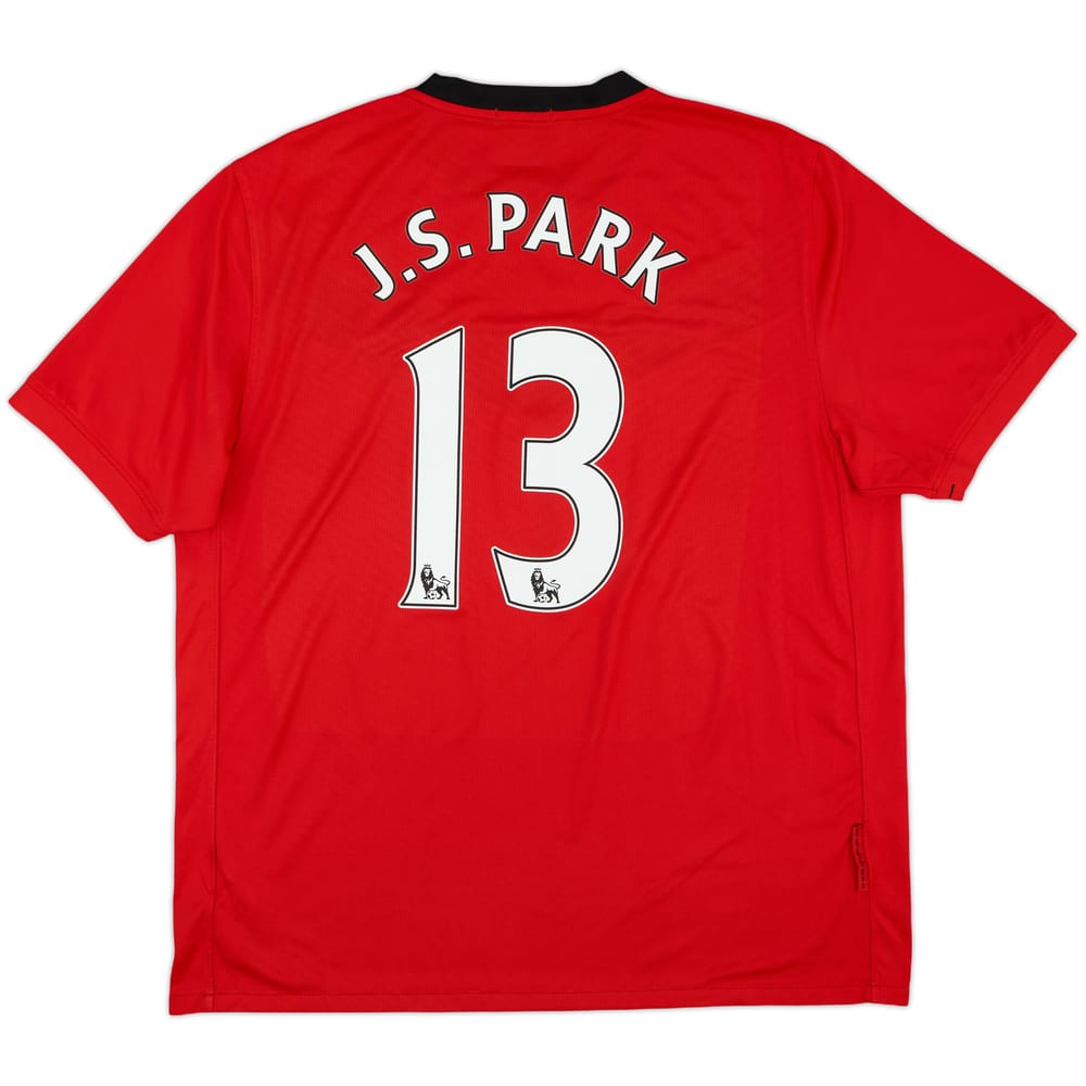 2009-10 Manchester United Home Shirt J.S.Park #13 - 8/10 - (XL)
