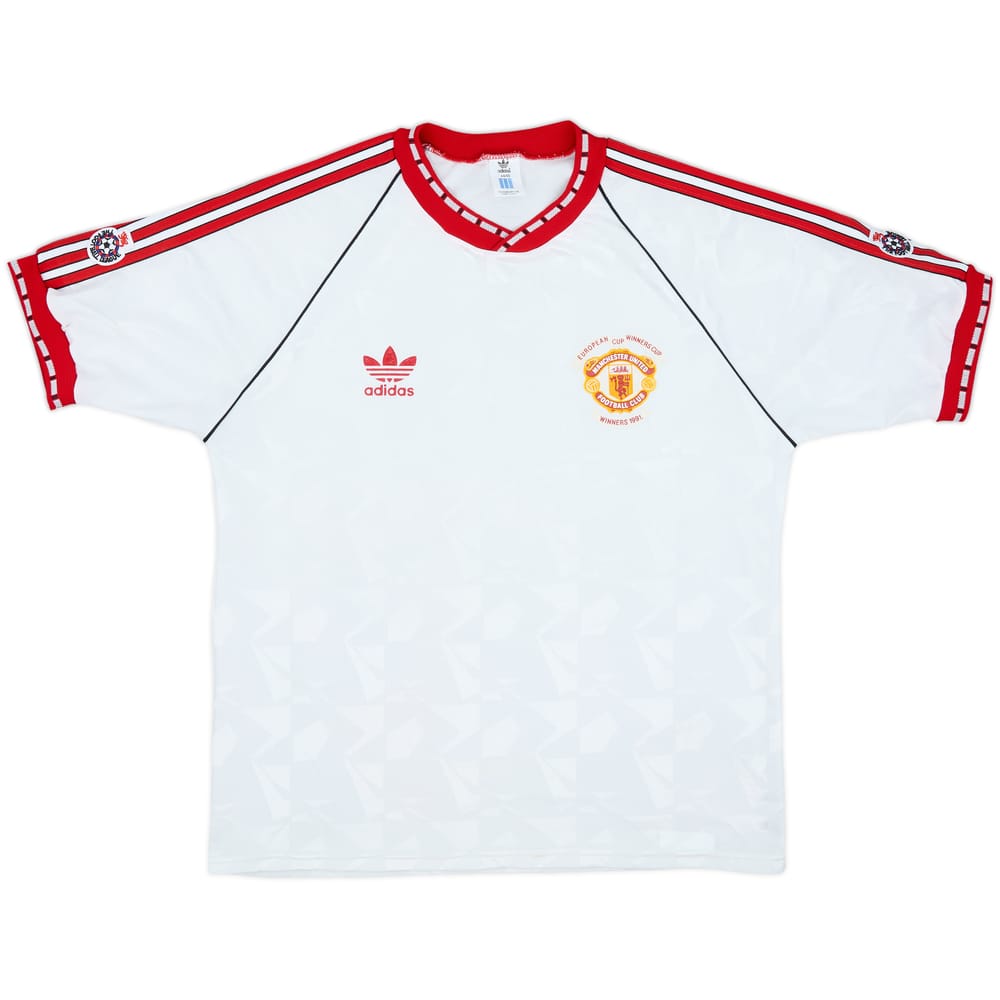 1991 Manchester United ECWC Shirt - 9/10 - (L/XL)