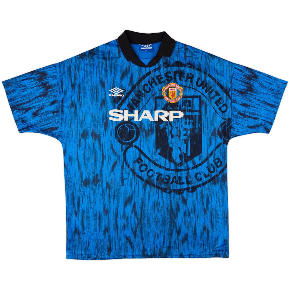 1992-93 Manchester United Away Shirt - 9/10 - (XXL)