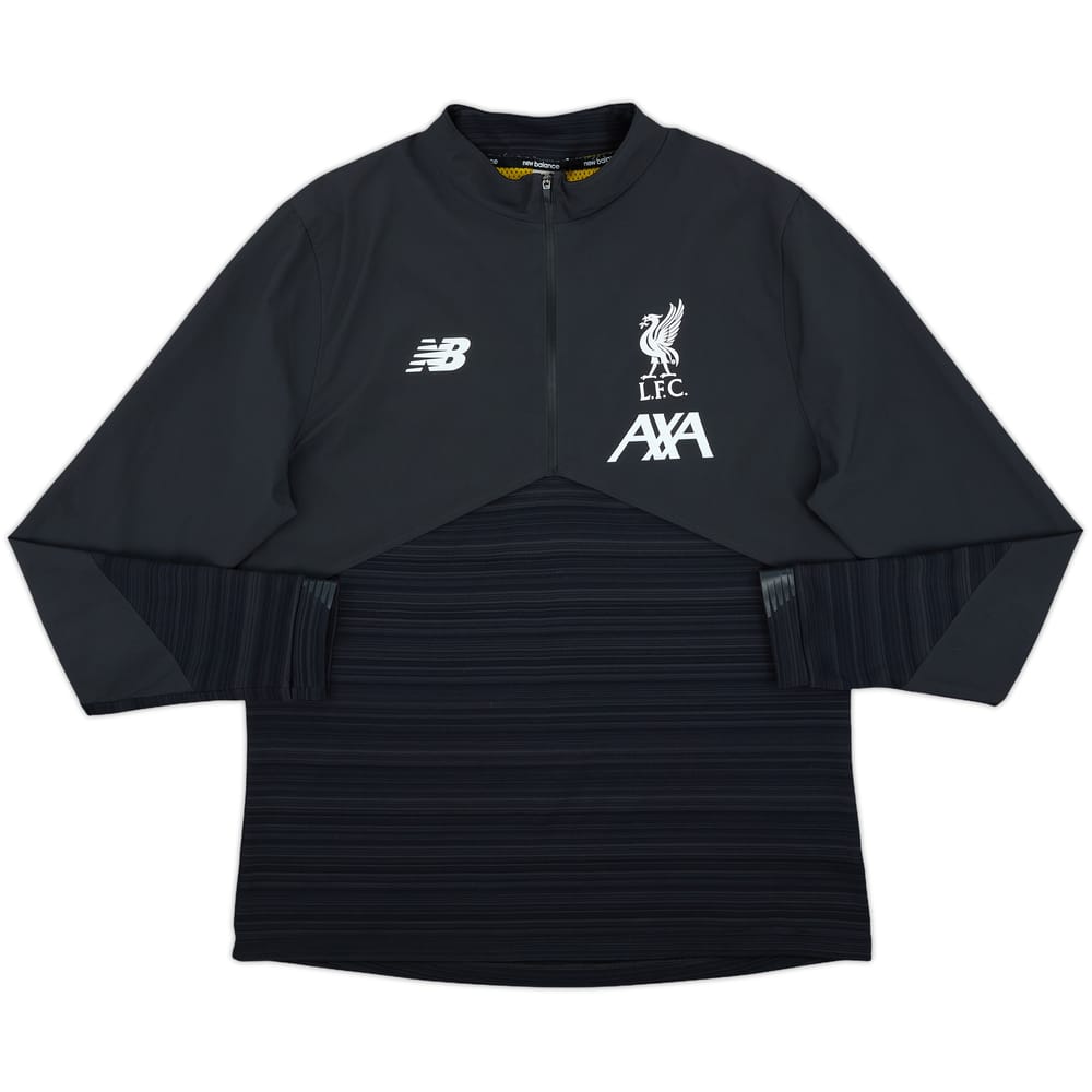 2019-20 Liverpool New Balance 1/4 Zip Training Top - 8/10 - (L)
