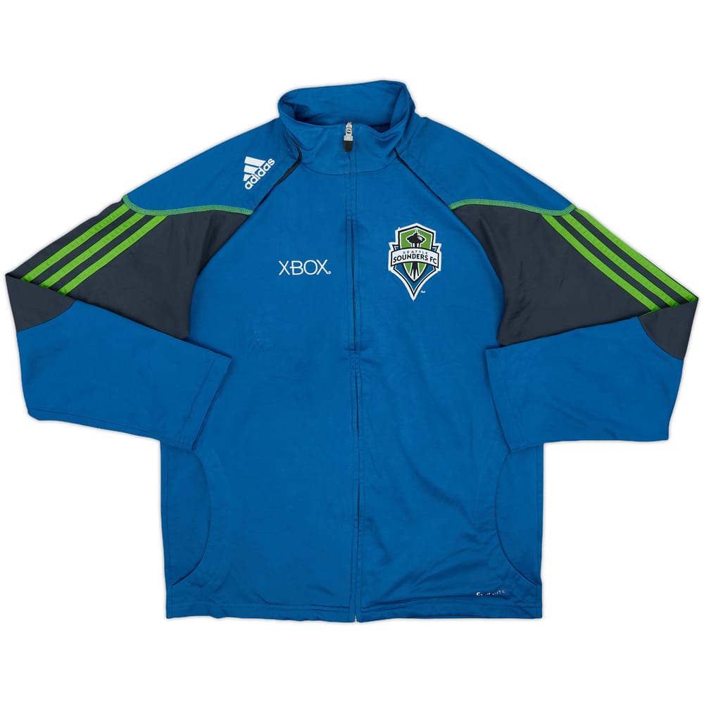 2010-11 Seattle Sounders adidas Track Jacket - 8/10 - (S)