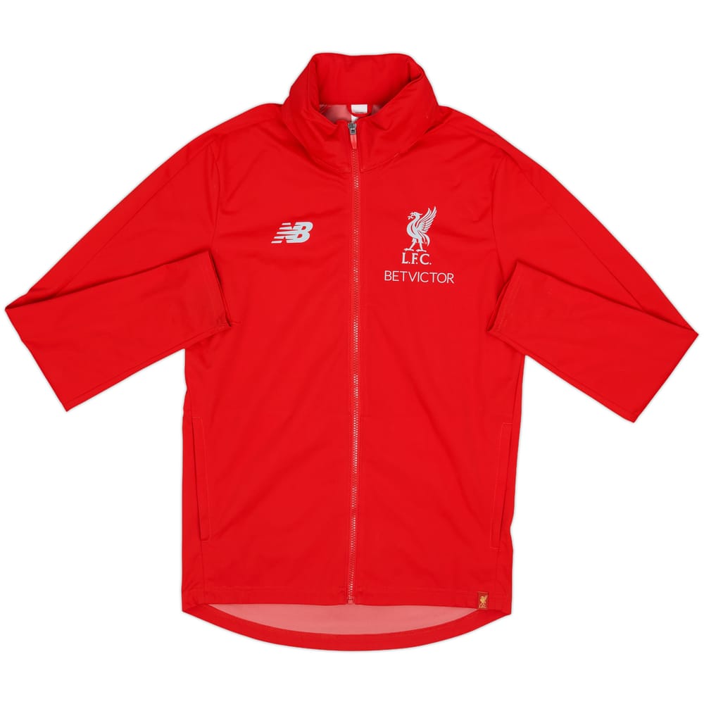 2018-19 Liverpool New Balance Hooded Track Jacket - 7/10 - (S)