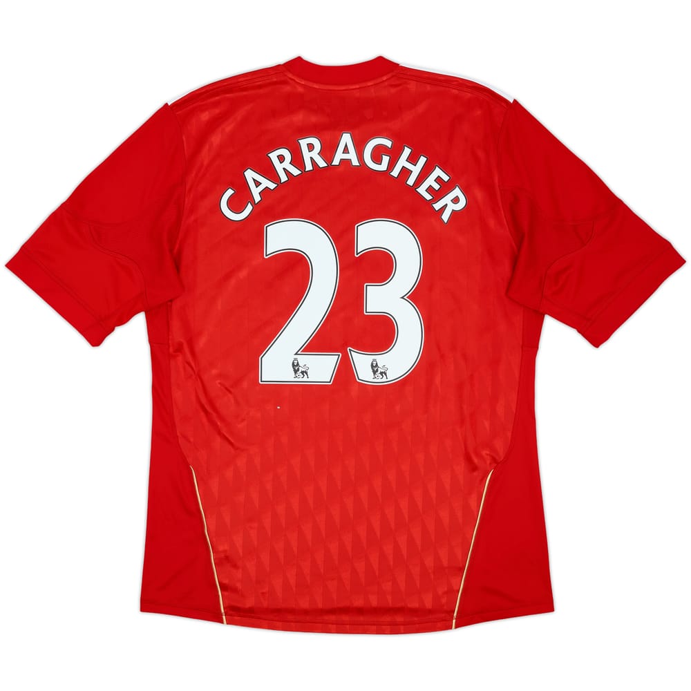 2010-12 Liverpool Home Shirt Carragher #23 - 7/10 - (L)