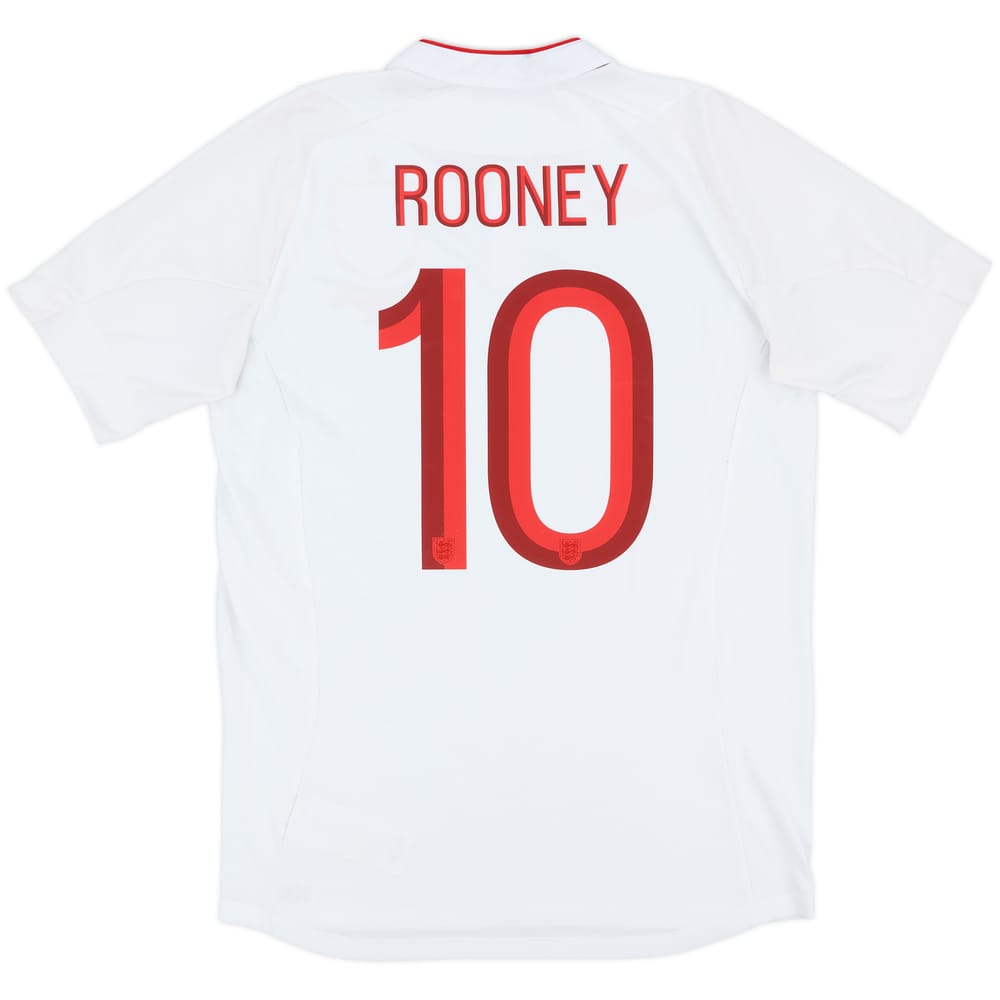 2012-13 England 'Poland/Ukraine' Home Shirt Rooney #10 - 8/10 - (M)