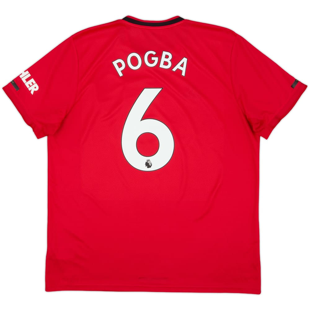 2019-20 Manchester United Home Shirt Pogba #6 - 7/10 - (XL)