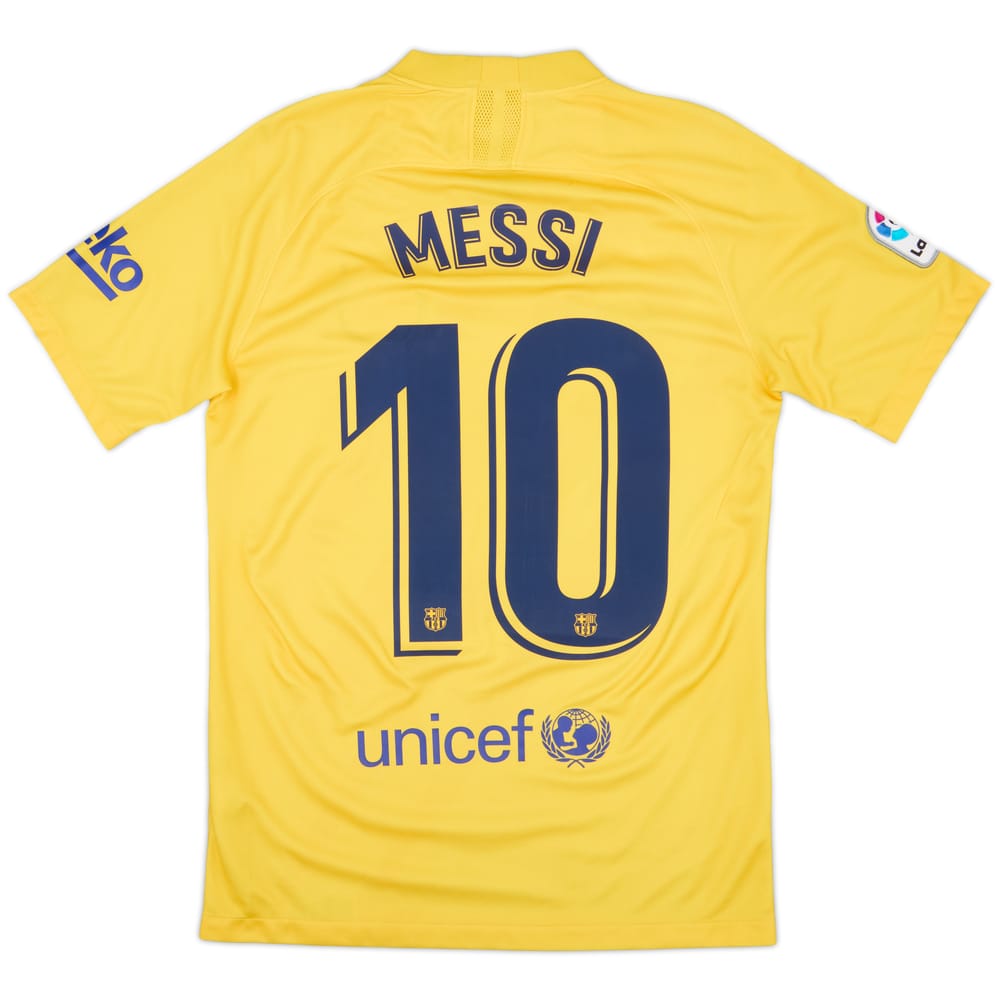 2019-20 Barcelona 'Senyera' Fourth Shirt Messi #10 - 9/10 - (S)