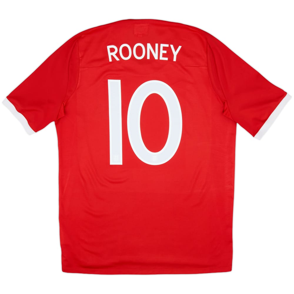 2010-11 England Away Shirt Rooney #10 - 7/10 - (L)