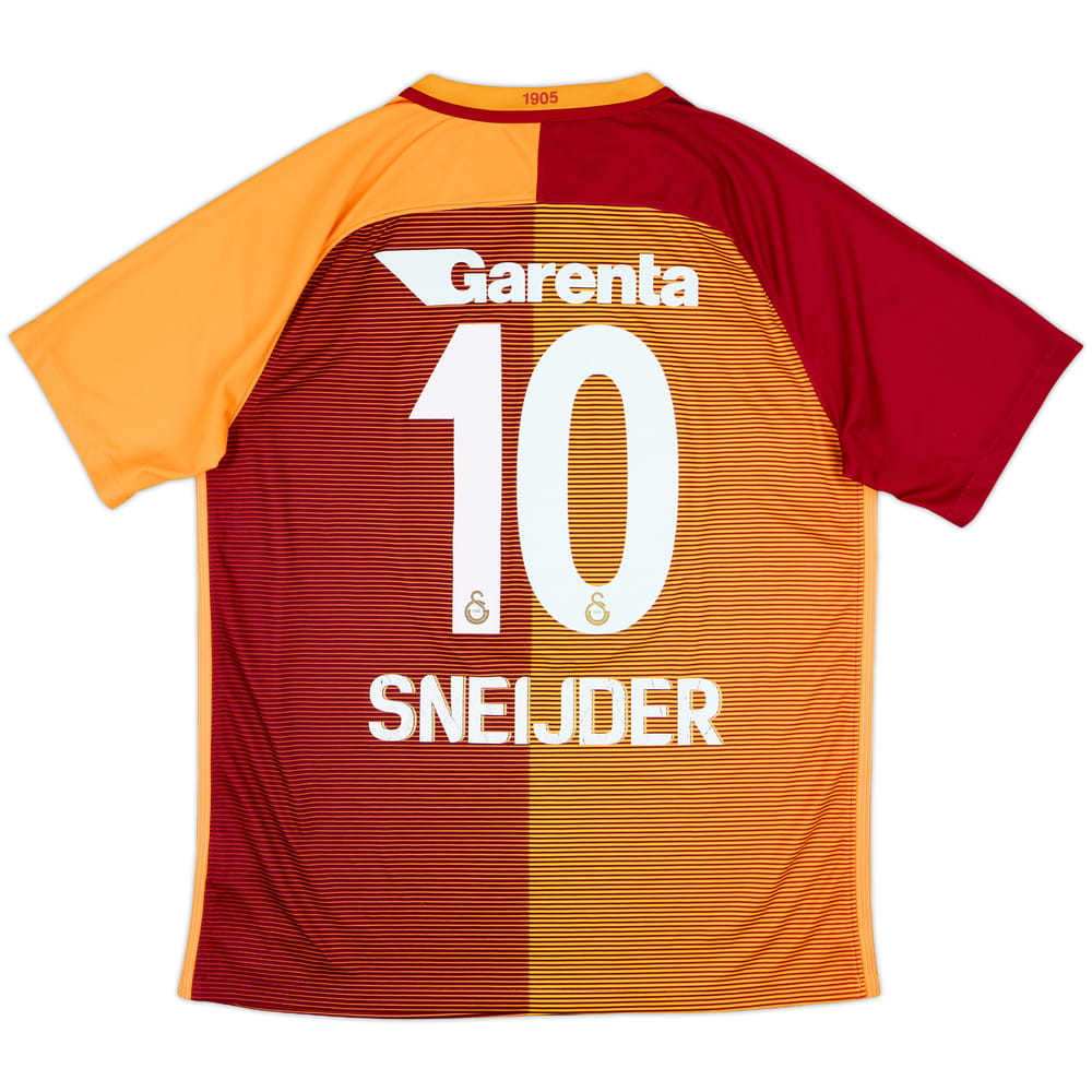 2016-17 Galatasaray Home Shirt Sneijder #10 - 5/10 - (L)